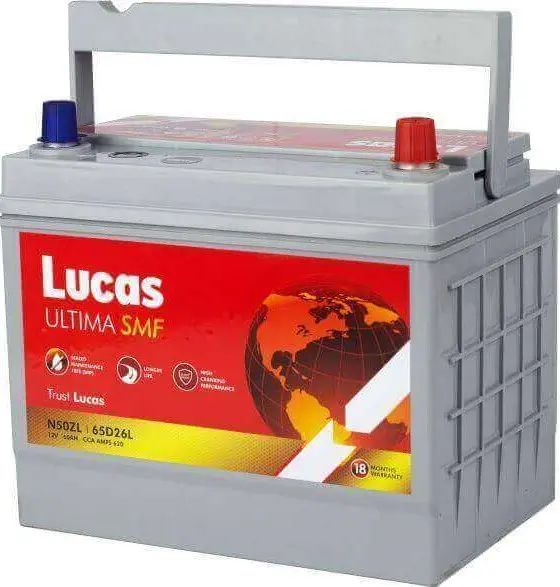 Lucas Ultima Battery (SMF 18M Warranty) N50ZL